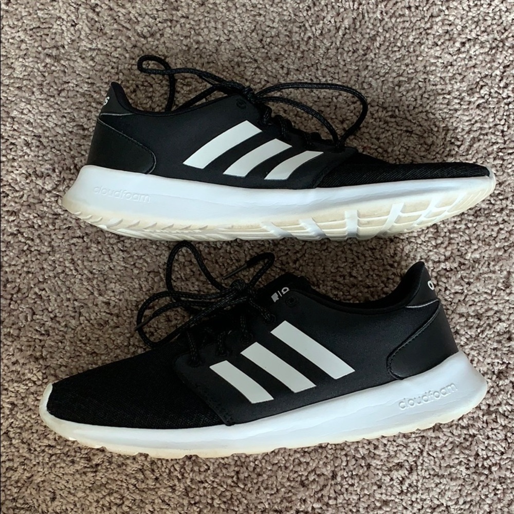 Adidas Cloudfoam black sneakers